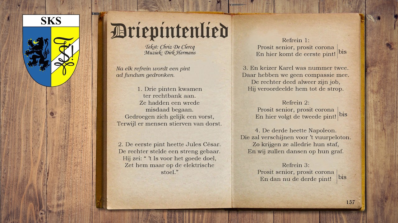 Driepintenlied - Studentencodex
