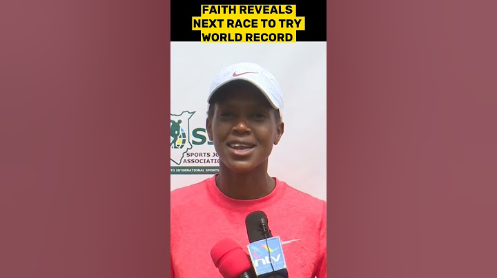 Faith Kipyegon reveals intentions to break the 40-year old world record #trackandfield