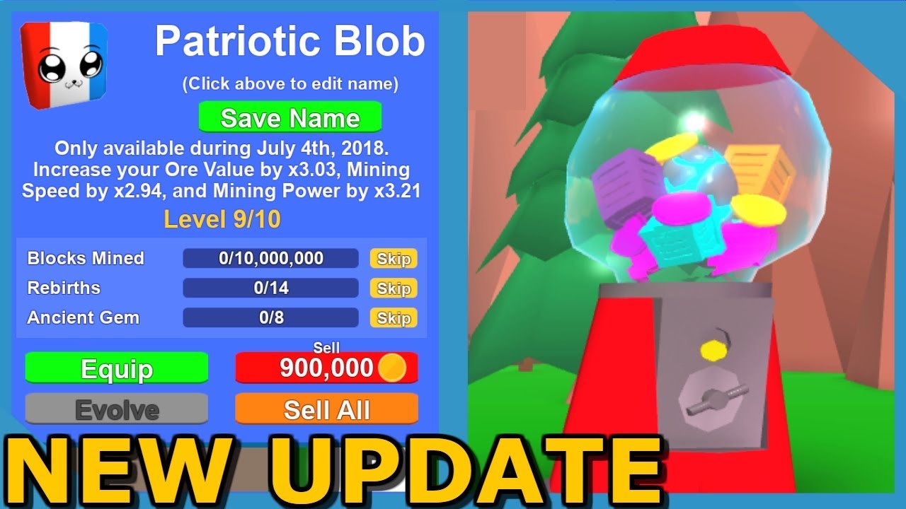 New Update Pet Leveling In Mining Simulator Youtube - roblox mining simulator rebirth shop