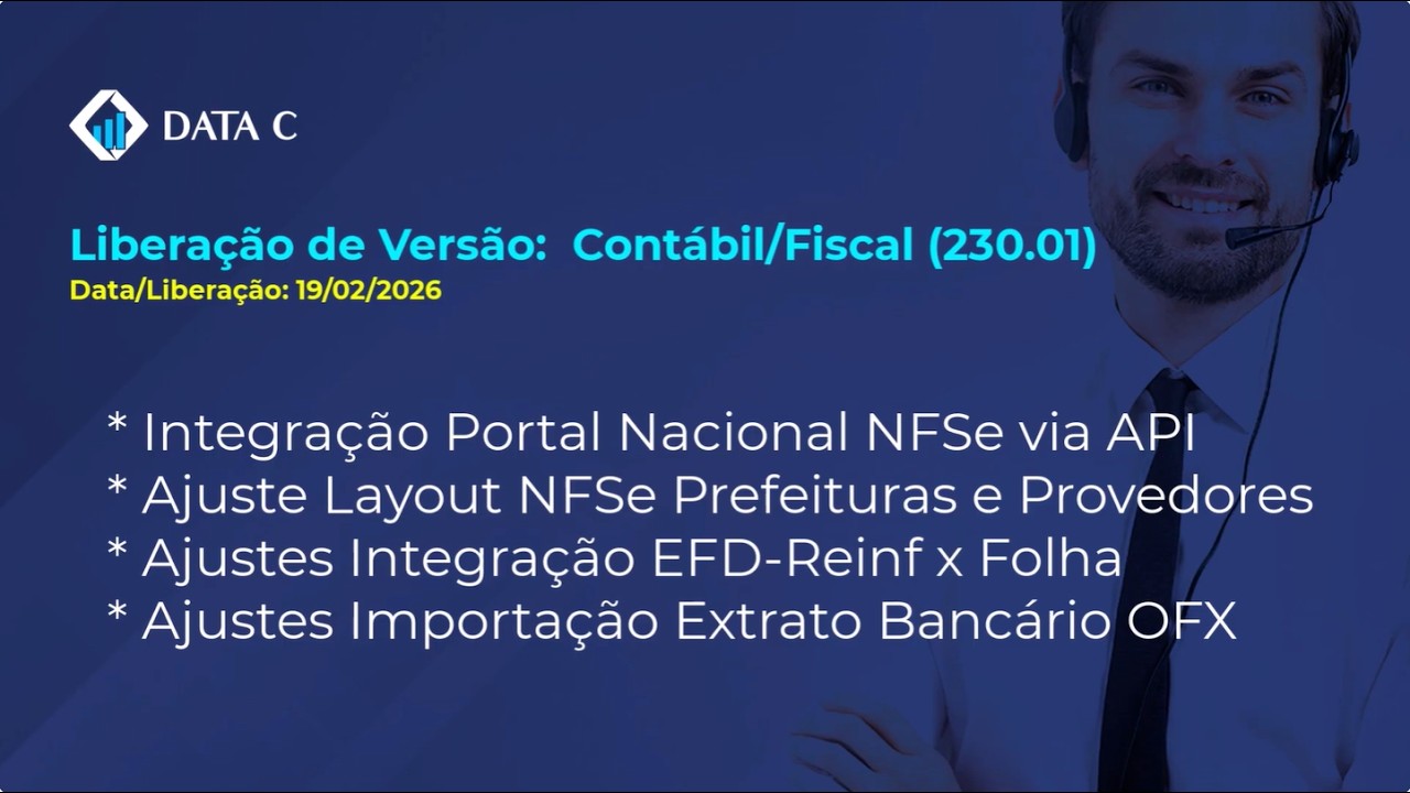Liberação de Versão 230.01 (Contábil/Fiscal)