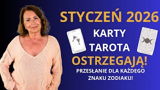 🧿💹Uważaj na styczeń 2026!💹🔮 Karty Tarota mówią wprost. Horoskop z kart Tarota - Joanna Stawińska🔮