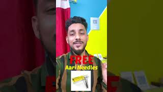 FREE Aari Needles | Aari work Class #shorts #youtubeshorts #viral #Aari #course #aariclass  #online