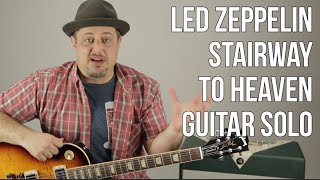 Stairway to Heaven - Guitar Solo Lesson - Led Zeppelin - Jimmy Page - A minor Pentatonic