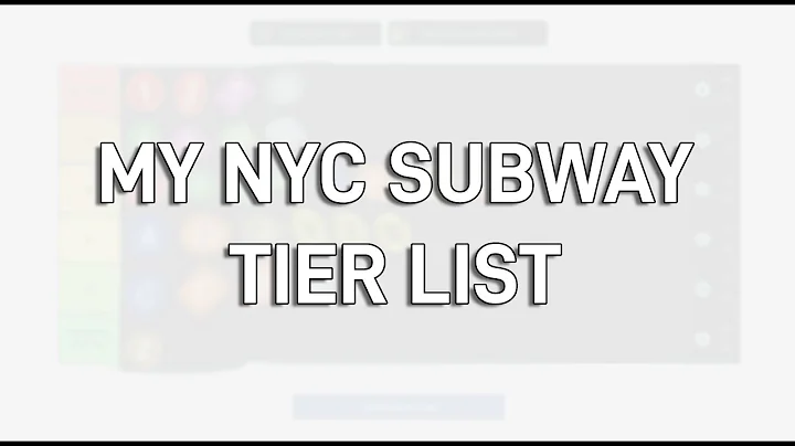 Ranking The NYC Subway Lines