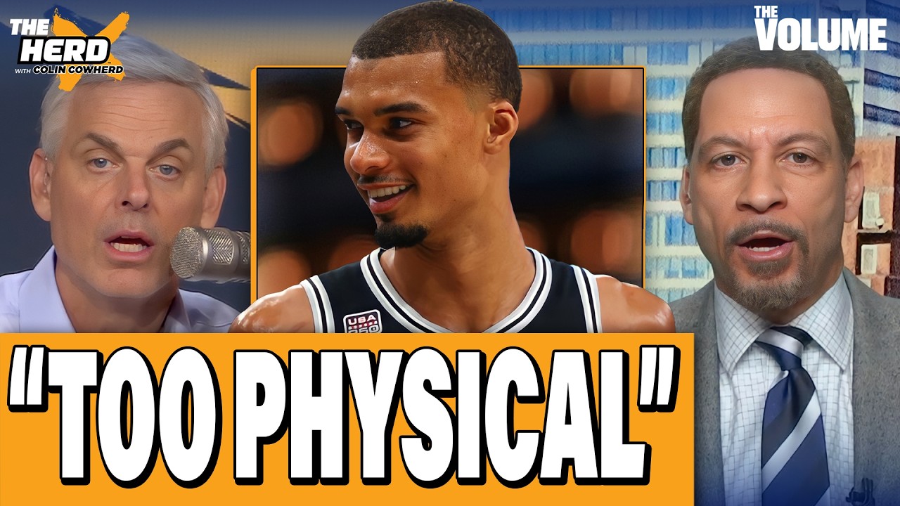 Chris Broussard DEBATE: Wemby “TOO PHYSICAL” in Spurs-Knicks NBA Finals | Colin Cowherd: THE HERD