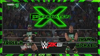 WWE 2K15 D-Generation X - Superstar Studio + Entrance & Finisher