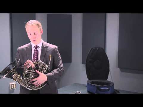 Hans Hoyer Heritage 6802 Bb/F Double French Horn String Mechanism