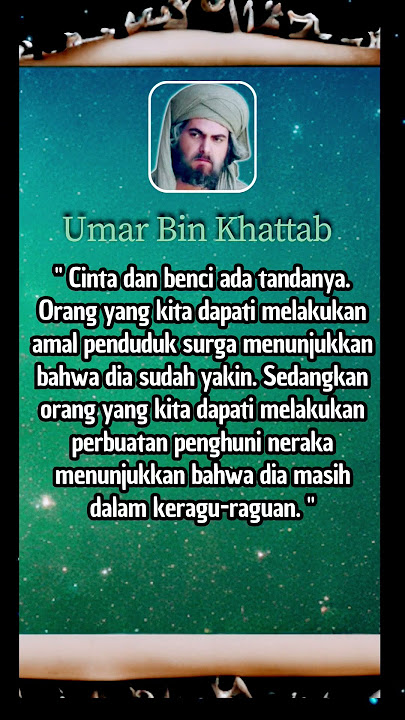 Kata-kata Bijak Umar Bin Khattab #youtubeshorts #quotes #renunganharianislami