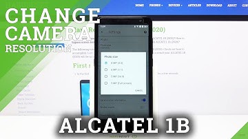 How to Change Photo Size in ALCATEL 1B 2020 – Set Photo Size