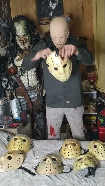 Jason Voorhees loves masks #mask #shorts #viernes13