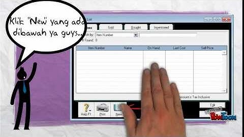 membuat data inventory