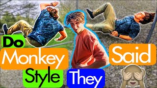 Failing at MONKEY STYLE Parkour