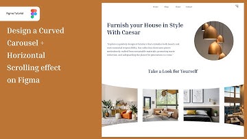 How To Create CURVED Carousel With Endless Auto Scrolling In Figma | Figma Tutorial