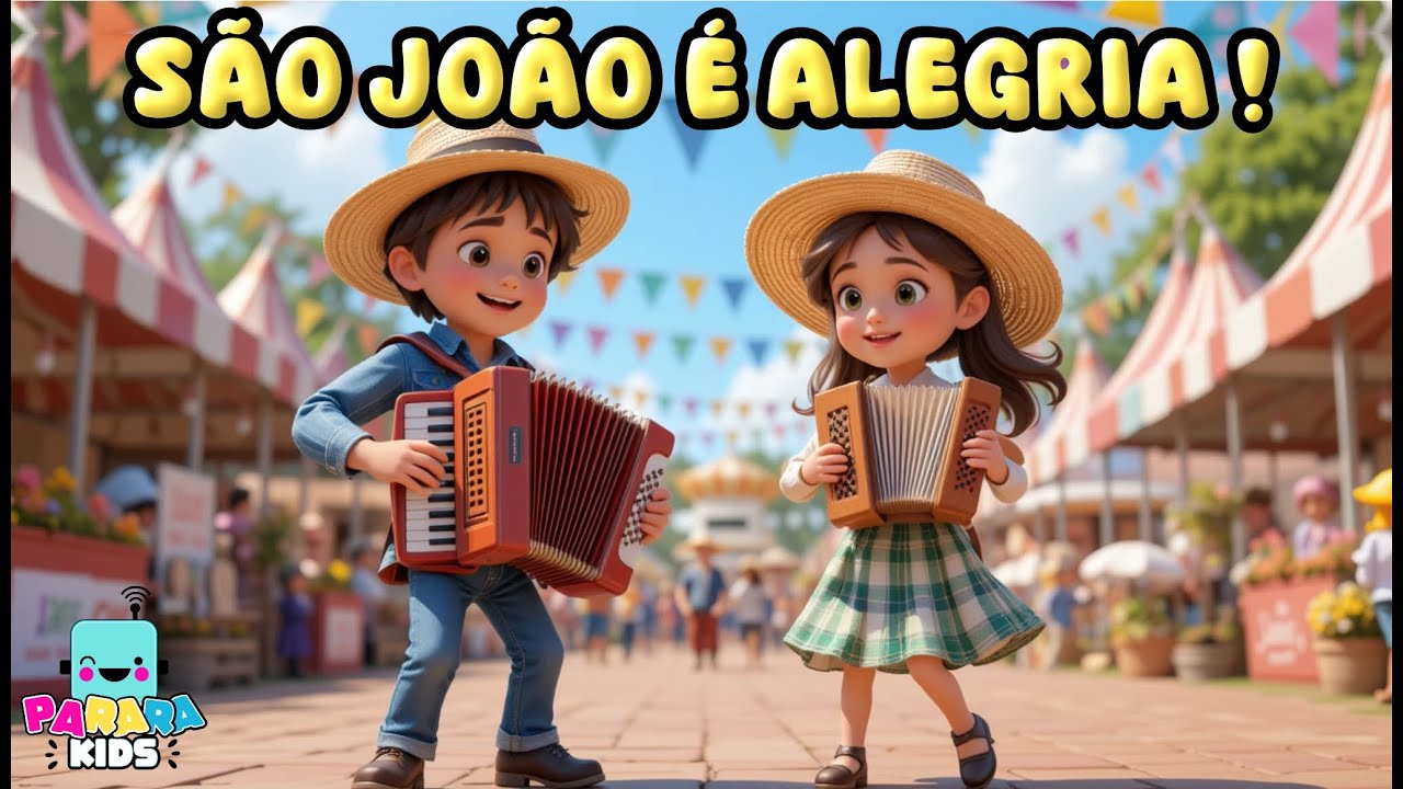 São João é Alegria - música infantil Festa Junina - música junina para ...