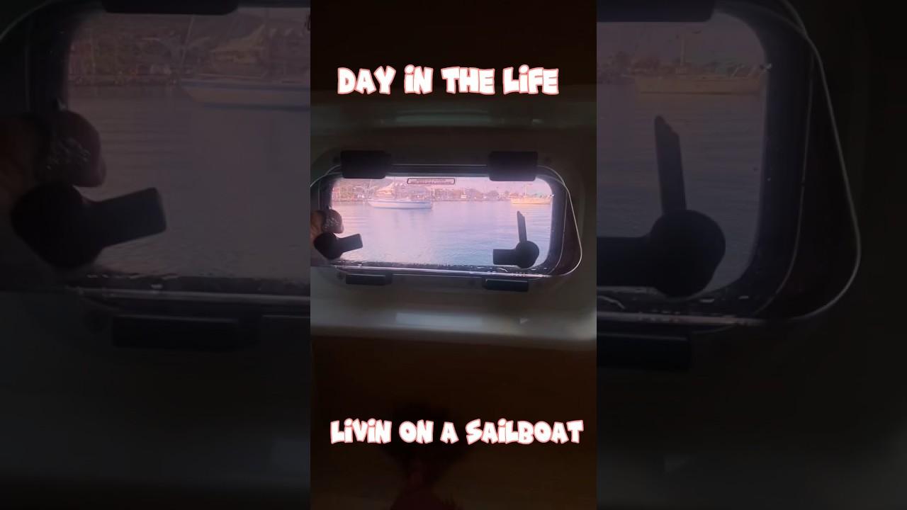 Day in the life on a sailboat #sailing #travel #ocean #sailboat #french #viral