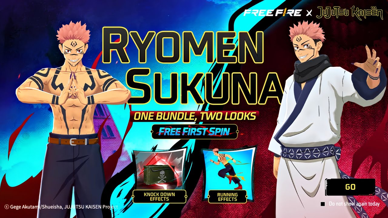 How Many Diamonds To Get Ryomen Sukuna Bundle | Free Fire New Ring Event Sakuna ❣️ Bundle Pakistan😈