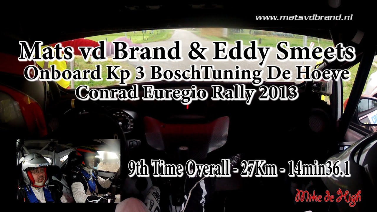 Ford Fiesta R2 Mats vd Brand & Eddy Smeets Euregio Rally 2013