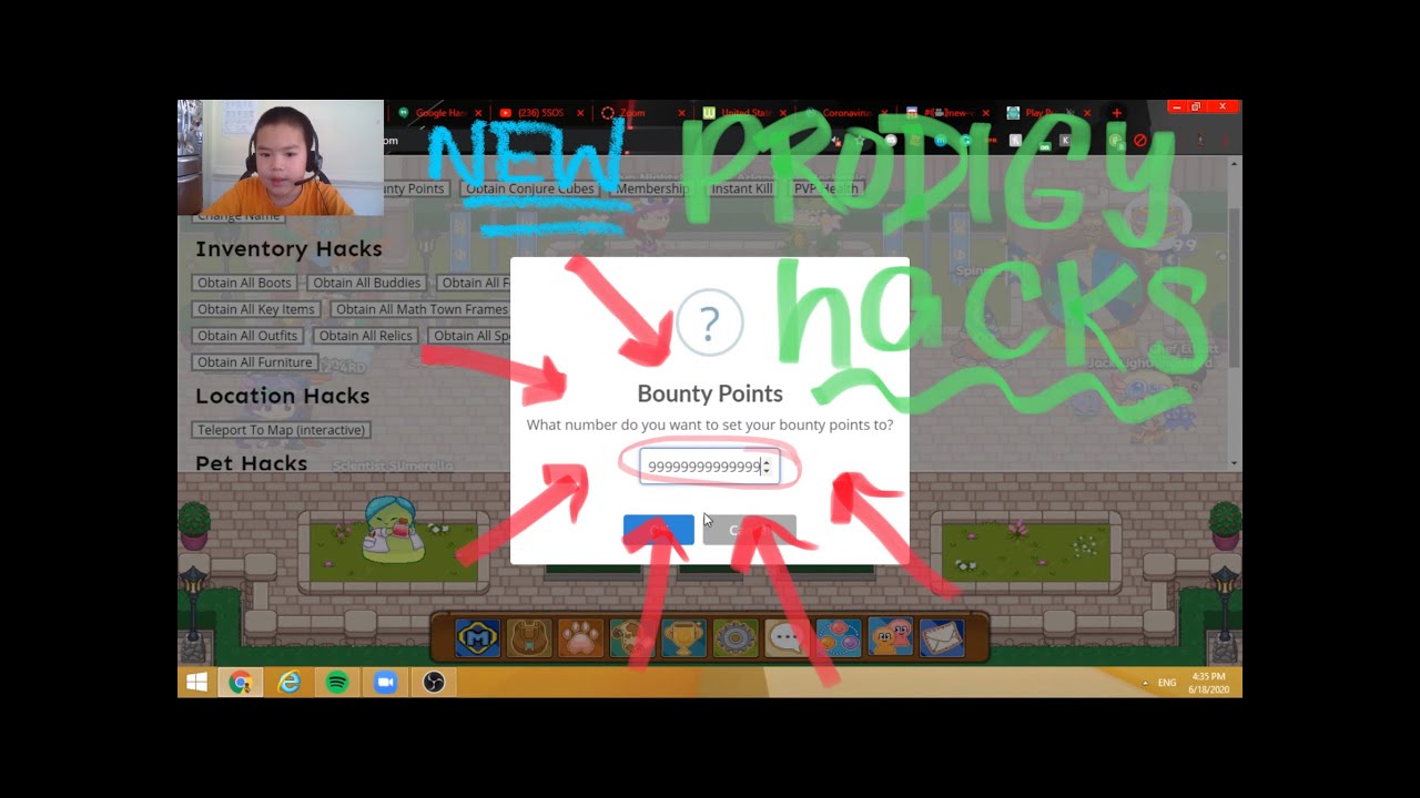 cheat prodigy hacks