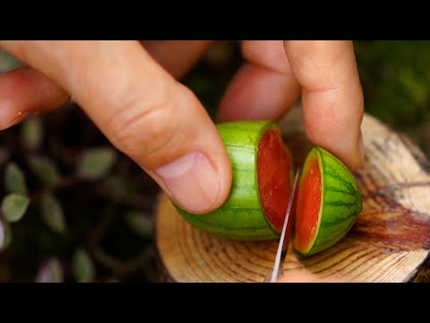 수박주, 돌구이 삼겹살/미니어처 요리/Miniature Cooking