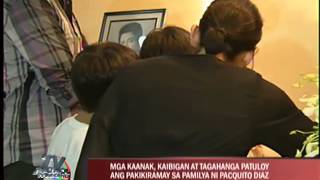 Pacquito Diaz s remains brought to Paranaque