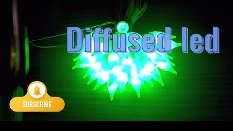 Diffused LED झालर bnana सीखें | binary projects| 40 LED series| Indian LED jhalar| BLS India