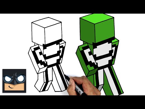 How To Draw DreamWasTaken | Dream SMP || Minecraft Skin Tutorial - YouTube