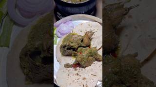 Sigdi wali hariyali quail curry 😋 #rajasthan #recipe #outdoorcooking #foodie