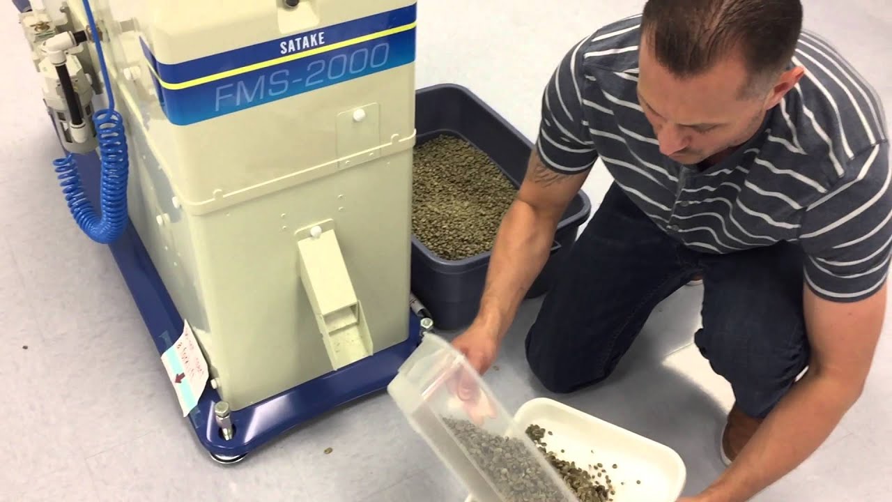 Satake PIKASEN FMS-2000 Green Coffee Demo