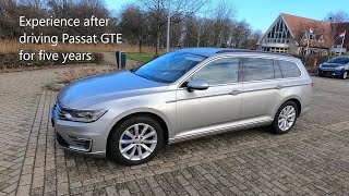 Volkswagen Passat GTE PHEV - пятилетний стаж вождения и данные по зарядке (часть 1)