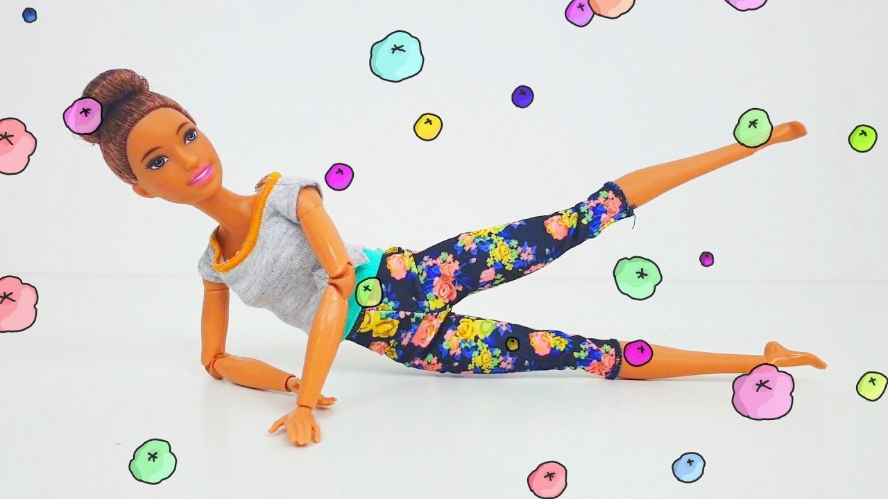 Barbie Yoga Workout Made To Move Entrenamiento De Yoga Muñeca Barbie