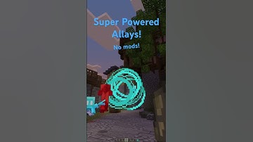 Super Powered Allay Allies!  #minecraftbedrock #commandblock #minecraft