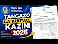 TANGAZO LA KUITWA KAZINI TAHASISI MBALIMBALI ZA UMMA 2026 AJIRA MPYA ZA WALIMU MAY 2026 