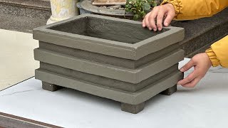 Creative And Unique - Creating Cement Plant Pots For Your Garden