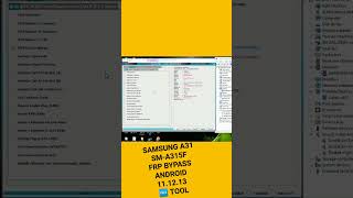 SAMSUNG A31 FRP BYPASS/ SAMSUNG A315F FRP REMOVE// ANDROID 11.12.13 FREE ?? TOOL