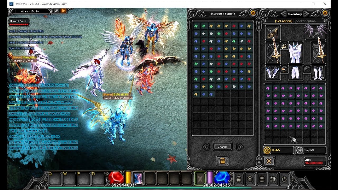 MU Onlne SS6 #3 Test MG Chiến Quét 65K Point , Xoay W3 Luck Mnl Bằng ...