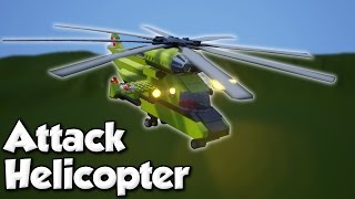 Attack Helicopter! - Brick Rigs #3 - Gameplay & Building