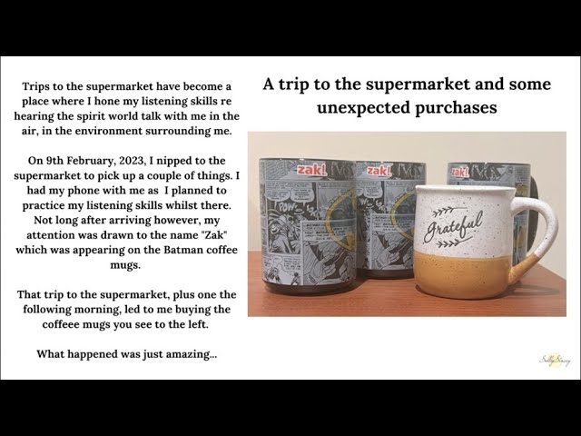 A Trip to the Supermarket...