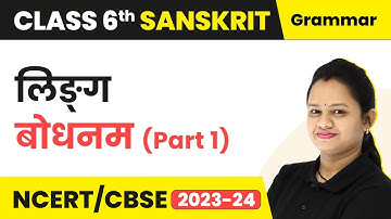 Class 6 Sanskrit Vyakaran | Shabd Vichar Class 6 - Ling Bodhanam (Part 1) | Class 6 Sanskrit
