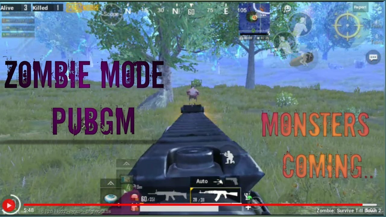 Zombie Mode Winner Winner Chicken Dinner PUBG Mobile