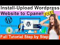 How to upload or Install Wordpress Website on cPanel |aeonfree