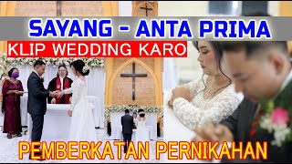 Klip Wedding Terbaru Natanail & Enita - LAGU KARO ANTA PRIMA GINTING  - SAYANG