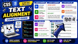 CSS Text Alignment Explained: Left, Center, Right, Justify, RTL, Sub, Super | IT WALA | HINDI-हिंदी
