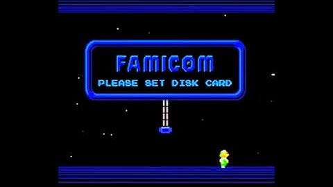 Family Computer Disk System startup