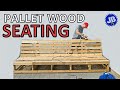 Making pallet wood outdoor seating - How to DIY