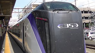 【中央本線E353系】特急かいじ32号左側車窓（甲斐路自強號32次列車窗景） 甲府～石和温泉～山梨市～塩山～大月～八王子～立川～新宿 4 June 2022