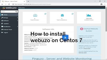 How to install webuzo on Centos 7