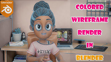 How to Create Wireframe Render & Animations in Blender