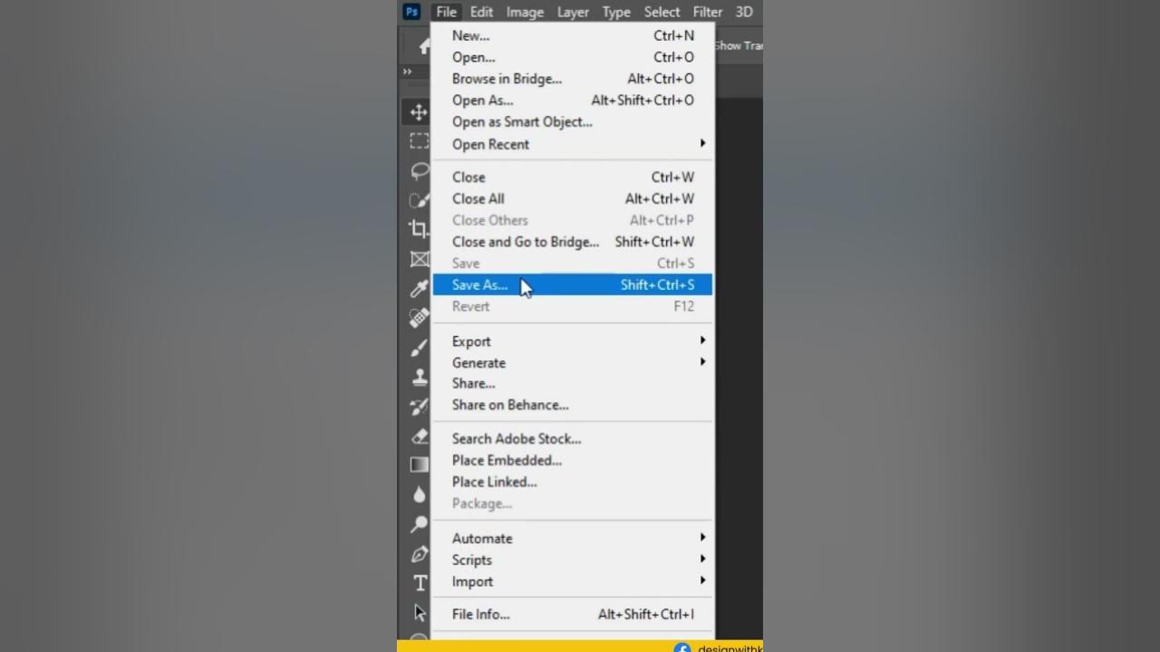 How to save your file in Photoshop. #photoshop  #photoshoptutorial