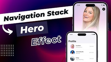 SwiftUI NavigationStack Hero Animation Effect - Custom Matched Geometry Effect - iOS 17 - Xcode 15