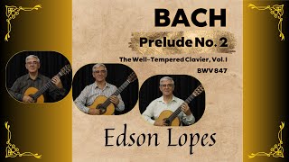 Thumbnail for Prelude No. 2, BWV 847 by Johann Sebastian Bach, performed by Edson Lopes (Guitar Trio)